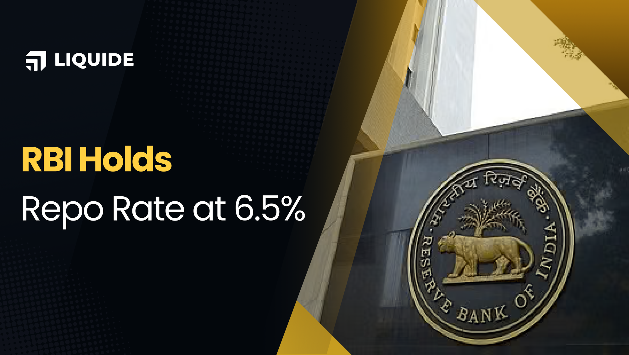 RBI Maintains Repo Rate at 6.5%: Analysing the Market's Positive Reaction