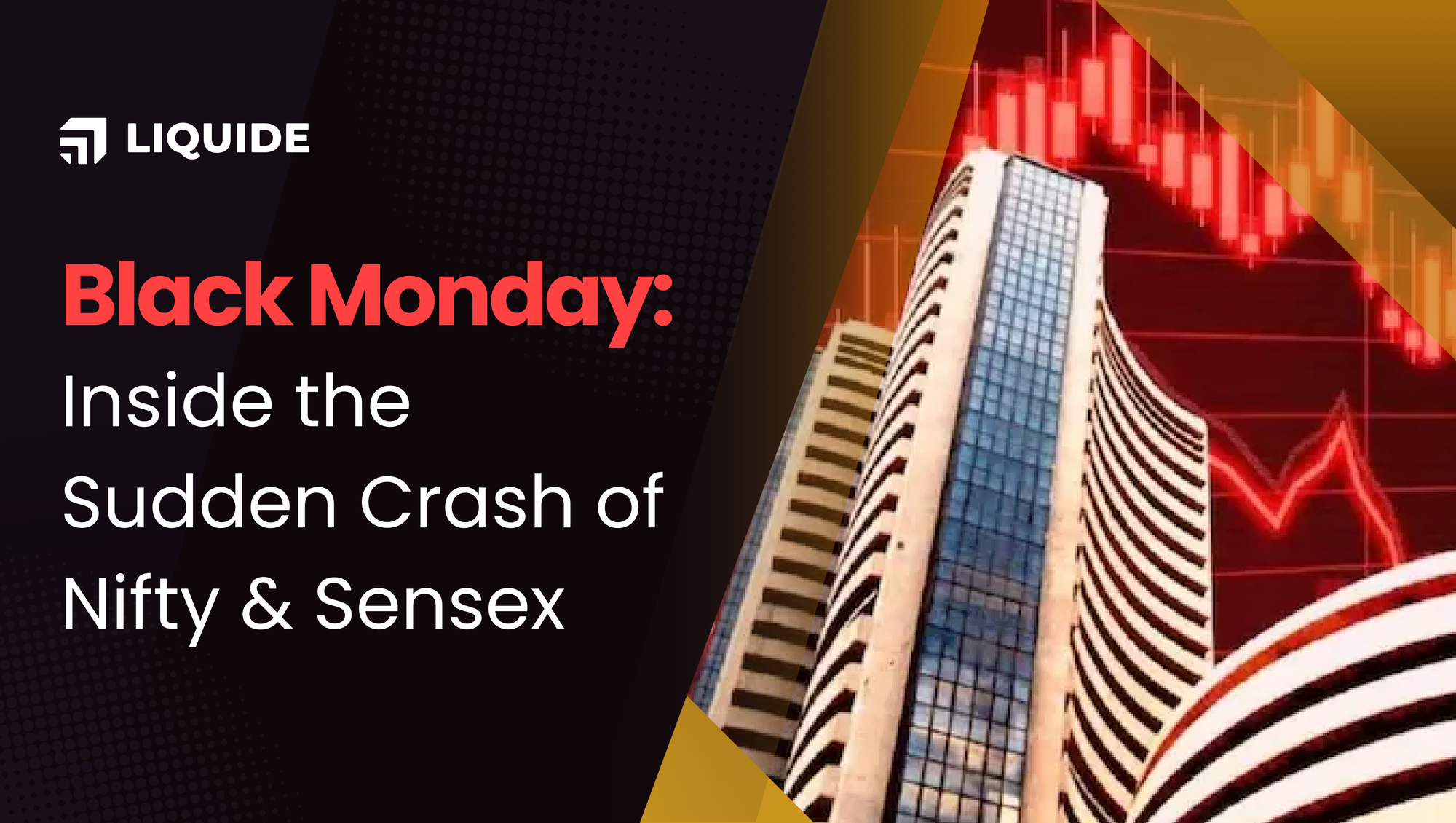 black monday, nifty, senssex, stock market crash, nse, bse, limo, liquide, 