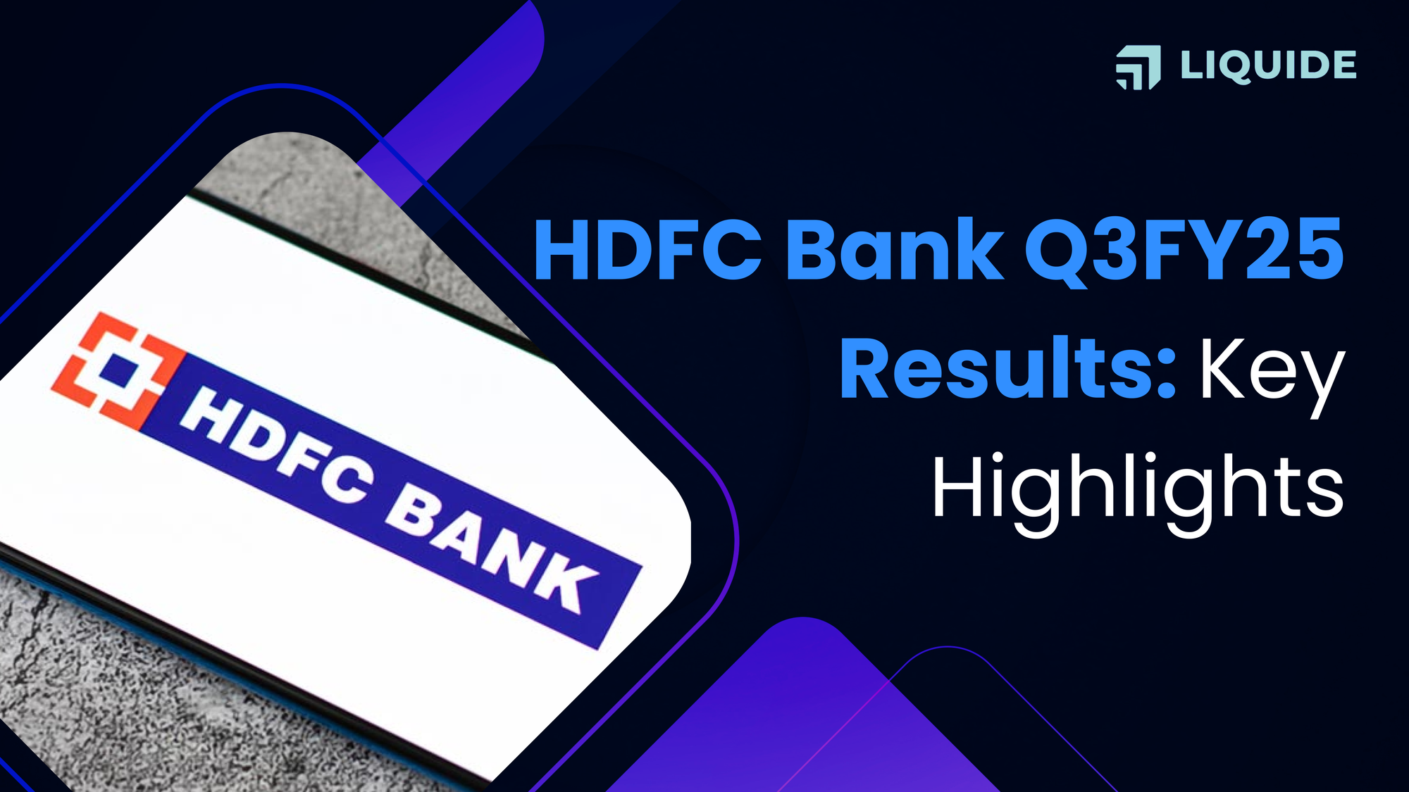 hdfc bank, q3 result, hdfc stock price, stock in news, nse, sebi, limo, liquide