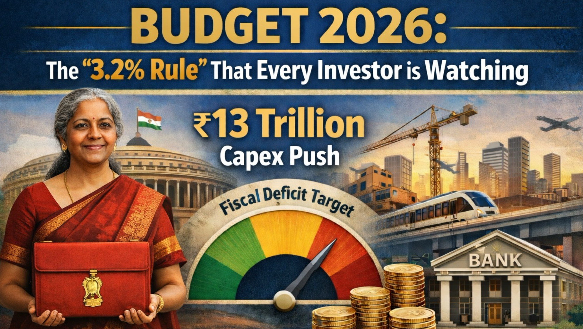Budget 2026: The "3.2% Rule" That Every Investor is Watching